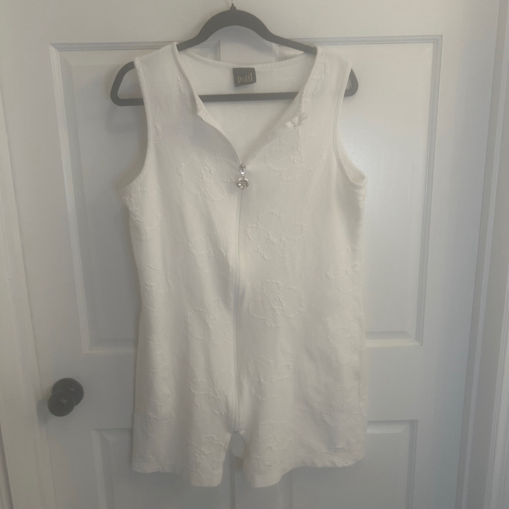 Women's Dotti White Dress L